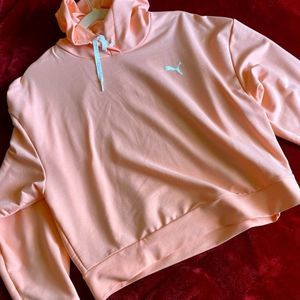 Women’s | peach PUMA keeps you dry sweatshirt shirt